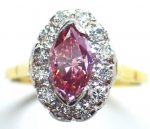 First +1ct Vivid pink Argyle diamond